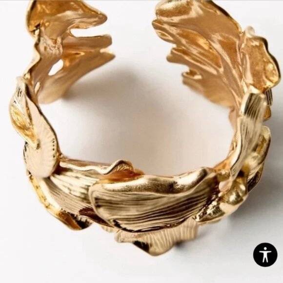 Zara floral maxi armbands bracelet 2024 🔥✨✨✨🔥 NWT - Picture 3 of 9